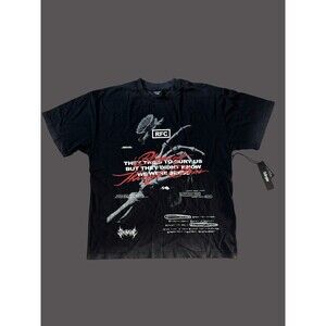 Civil Regime Hand That Feeds Blooming Through Chaos RFC Tee Men’s Size XL NWT